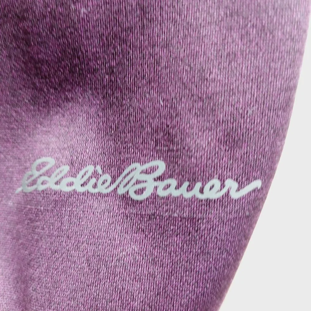 Eddie Bauer Women's Purple Long Sleeve Casual Full Zip Thermal Fleece Jacket 2XL